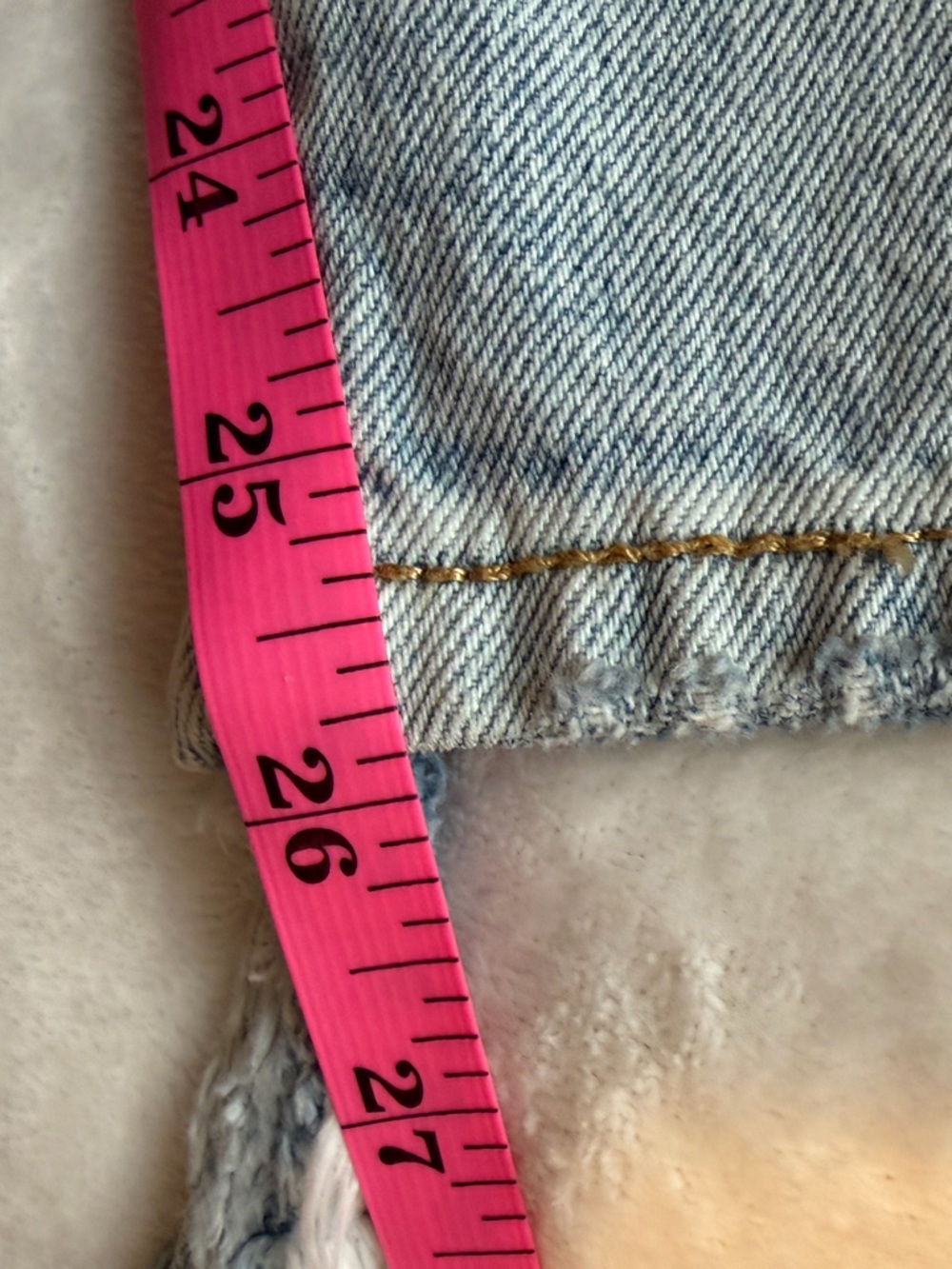 Levi's 501 High-Rise Light Wash Straight-Leg Jeans - Picture 11 of 12